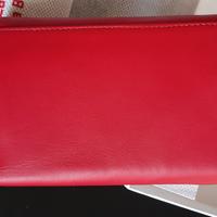 Portafoglio in pelle colore rosso Laura Biagiotti