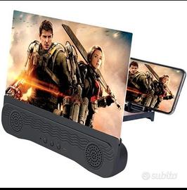 ingranditore cellulare con cassa bluetooth 