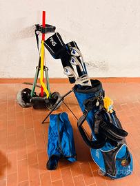 Sacca da Golf Ping Blu Completa e Carrello