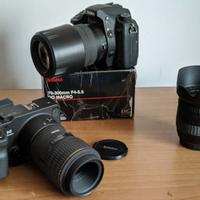 Lenti Sigma SA 28-135 70-300 apo 105mm f/2,8 EX