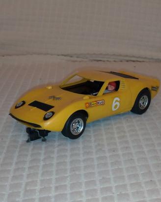 Slot car scalextric Lamborghini miura vintage
