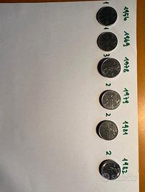 Lire 50 Vulcano Repubblica Italiana