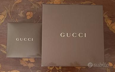 Gucci scatola doppia per gioielli originale