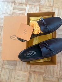 Mocassini Tod's Uomo in Vera Pelle Testa di Moro -