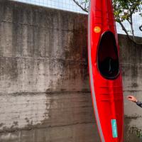 Canoa in Vetroresina NUOVA con barre portatutto