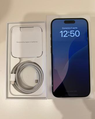 Iphone 15 pro 128 giga black