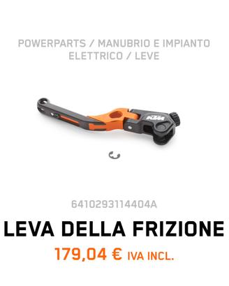 Leva frizione power parts ktm duke 790/890