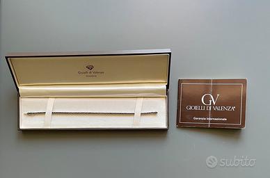 Bracciale Tennis Diamanti Neri