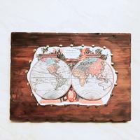 quadro  mappamondo antico