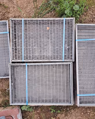 Pozzetti PVC con griglia 60x40 e 75x50