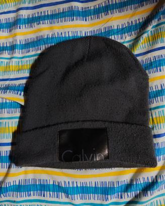 Cuffia Cappello Calvin Klein Uomo Come Nuova