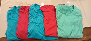 5 magliette donna estive Quecha 