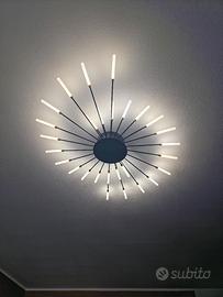 Lampadario raggi di luce