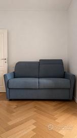 Divano letto artigianale con materasso in lattice