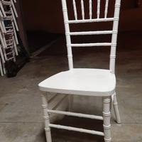 Sedie chiavarina bianche  pezzi n° 35