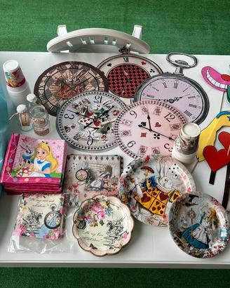 Compleanno a tema Alice in wonderland