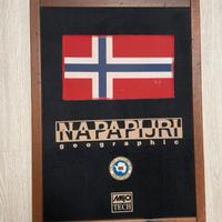 Insegna napapijri pubblicitaria vintage quadro tar
