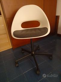 sedia ikea con ruote