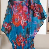 blusa donna colorata