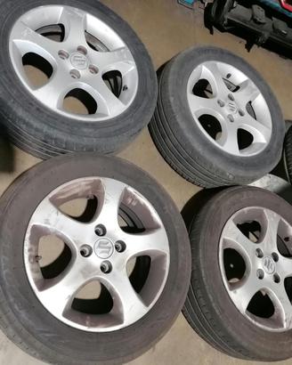4 cerchi in lega originali Suzuki Swift 15" – 5.5J