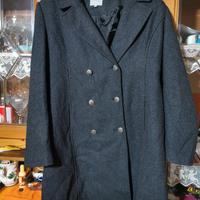 Cappotto donna di lana grigio taglia 42