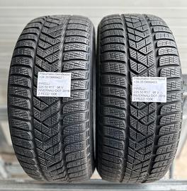 2 PNEUMATICI USATI PIRELLI INVERNALI 225 50R17 98V