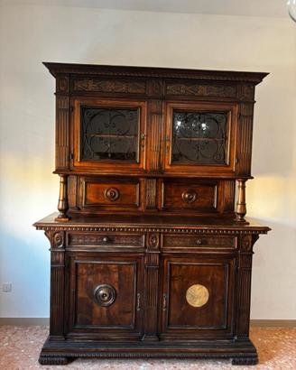 Vetrina in legno massello