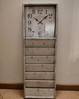 Orologio da parete con porta documenti