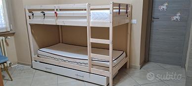 letto castello in legno ikea