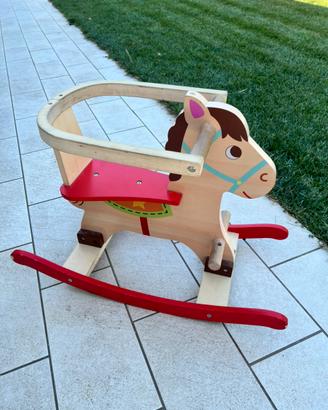 Cavallo a dondolo bambini