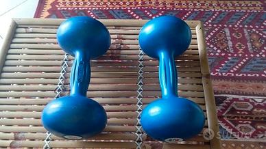 Manubri pesi da 3 kg ciascuno fitness allenamento