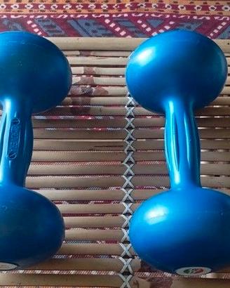 Manubri pesi da 3 kg ciascuno fitness allenamento