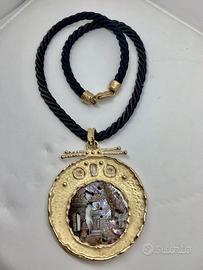 Collier madre perla oro giallo 18kt