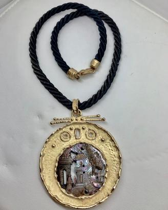 Collier madre perla oro giallo 18kt