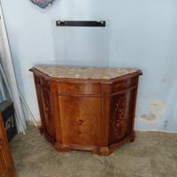Credenza antica inizio '900 con piano in marmo