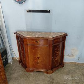 Credenza antica inizio '900 con piano in marmo