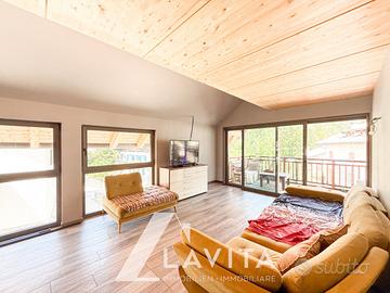 Quadrilocale con terrazzo a Montagna