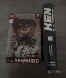 Action Figure&Libro Ken shiro lotto completo