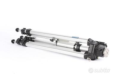 Treppiede Manfrotto + testa 3 direzionali