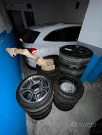 CERCHI E GOMME 500 ABARTH DA 17 ORIGINALI