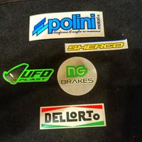 5 Adesivi Stickers Moto Tuning Polini Dell' Orto 