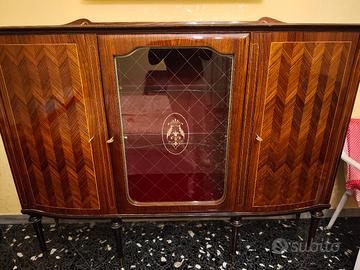 Credenza / Vetrina Art Déco anni ’30 con vetro sup