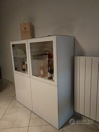 Credenza/vetrinetta con 4 ante