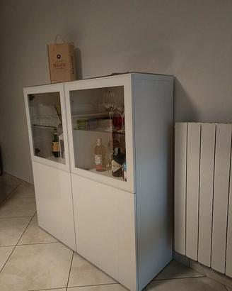 Credenza/vetrinetta con 4 ante