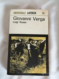 libro antico Giovanni Verga Laterza quinta edizion