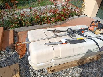 Decespugliatore motore a scoppio a tripla funzione