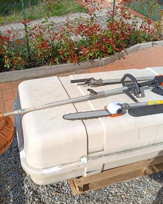 Decespugliatore motore a scoppio a tripla funzione