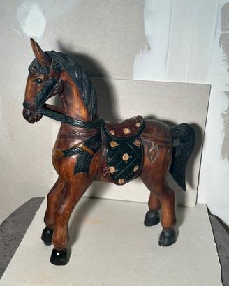 Cavallo in legno 40cm