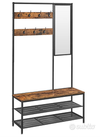 VASAGLE Appendiabiti con Scarpiera, Mobile Ingress