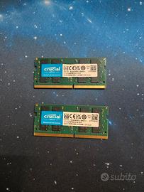 RAM DDR4 SO-DIMM Crucial 64GB (2x32GB) 3200MHz